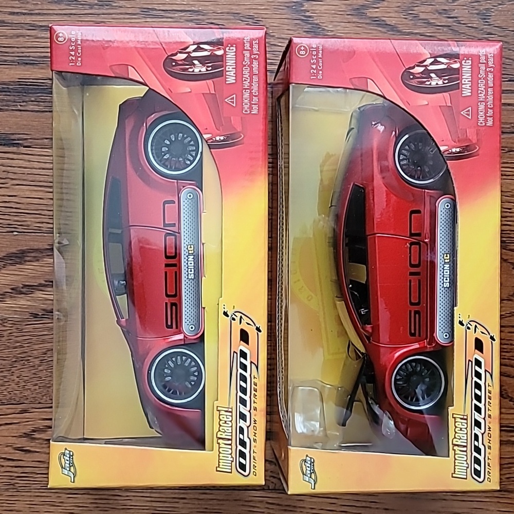 Jada Toys Scion tC Import Racer Option Drift Show Street Die Cast Metal Car Set
